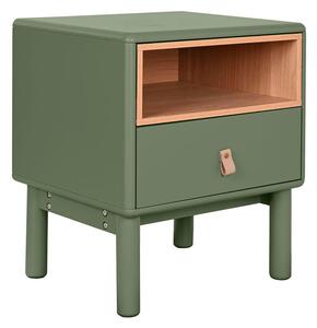 Nightstand Home ESPRIT Green MDF Wood 48 x 40 x 55 cm