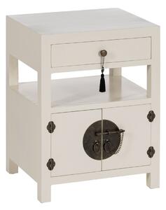 Nightstand ORIENTE White MDF Wood 50 x 40 x 66 cm