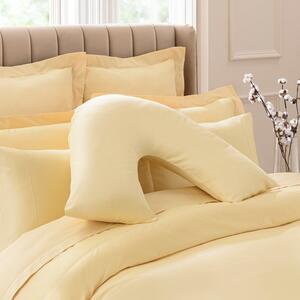 Dorma Smooth & Soft 300 Thread Count Cotton Sateen V-Shaped Pillowcase