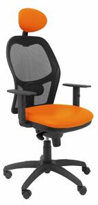 Office Chair with Headrest Jorquera malla P&C SNSPNAC Orange