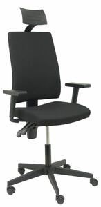 Office Chair with Headrest Lezuza P&C Black