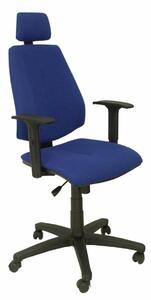 Office Chair with Headrest Montalvos P&C 942253 Blue