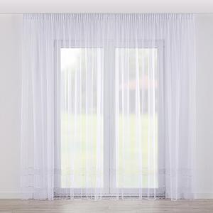 Pencil pleat voile/net curtain