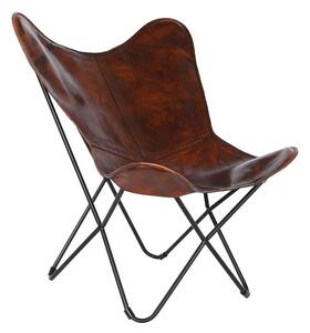 Chair DKD Home Decor Brown Metal 76 x 76 x 89 cm