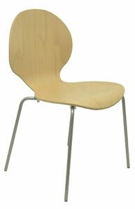 Reception Chair Peñas P&C 4321M Brown Light brown (4 uds)