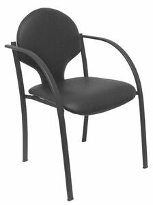 Reception Chair Hellin P&C 1 Black (2 uds)