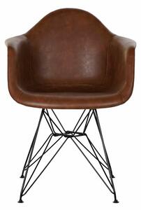 Chair DKD Home Decor Brown Black 64 x 59 x 84 cm