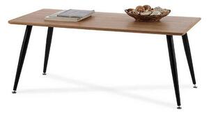 Centre Table Brown Black Wood Metal Melamin MDF Wood