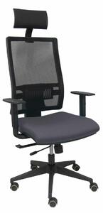 Office Chair with Headrest P&C B10CRPC Dark grey