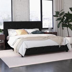 Dorel Home Dakota Upholstered Bed Black