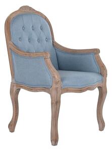 Dining Chair DKD Home Decor Blue Natural 30 x 40 cm 62 x 55 x 100 cm 63,5 x 50 x 102 cm