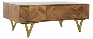 Centre Table DKD Home Decor Metal Mango wood (120 x 60,5 x 46 cm)