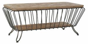 Centre Table DKD Home Decor Metal Pinewood (125 x 64 x 51 cm)