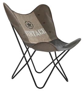 Dining Chair DKD Home Decor Brown Black Grey 76 x 76 x 96 cm