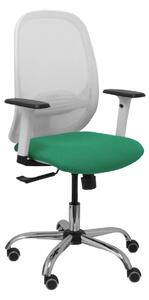 Office Chair P&C 354CRRP White Green Emerald Green