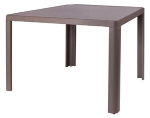 Dining Table Stella 90 x 90 x 75 cm Grey Aluminium