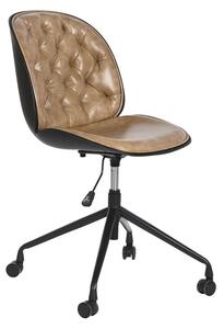 Office Chair DKD Home Decor Light brown polypropylene 47,5 x 57,5 x 83 cm