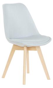 Chair DKD Home Decor 48 x 56 x 83 cm Foam Beige Blue Beech