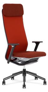 Office Chair with Headrest Nowy Styl 6ST62LC Red