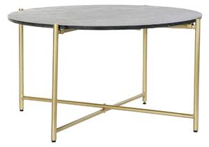 Centre Table DKD Home Decor 81 x 81 x 44 cm Marble Iron