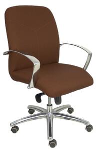 Office Chair Caudete P&C BALI463 Dark brown