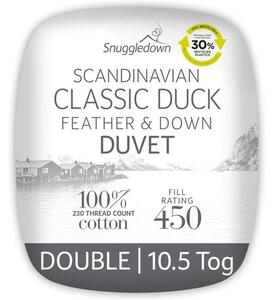 Snuggledown Scandinavian Duck Feather and Down 10.5 Tog Duvet