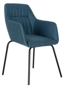 Chair DKD Home Decor Blue Black 59,5 x 60,5 x 78 cm