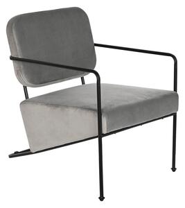 Armchair DKD Home Decor Grey Metal 62 x 76 x 76 cm 55 x 71 x 72 cm