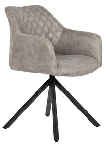 Chair DKD Home Decor Black Grey 55 x 58 x 83 cm