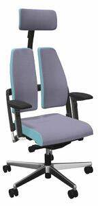 Office Chair with Headrest Nowy Styl Xilium Duo traslak X-move Grey