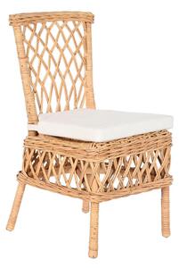 Chair DKD Home Decor White Natural 45 x 55 x 85 cm 45 x 55 x 90 cm 47 x 58 x 90 cm