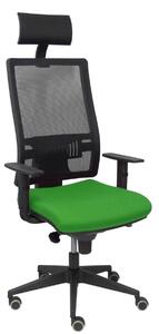 Office Chair with Headrest Horna P&C SBALI15 Green