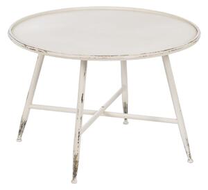 Centre Table Cream Iron 75 x 75 x 50 cm