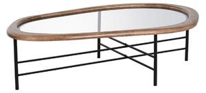 Centre Table Home ESPRIT Brown Black Crystal Fir wood 120 x 69 x 33 cm