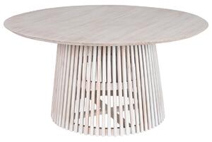 Dining Table Home ESPRIT White Mindi wood 150 x 150 x 75 cm