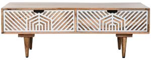 Centre Table Home ESPRIT White Mango wood 115 x 60 x 40 cm