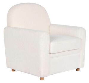 Armchair DKD Home Decor White Polyester Wood 79 x 72 x 86 cm