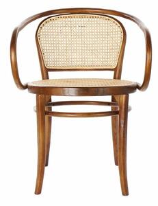 Dining Chair DKD Home Decor Brown Rattan Elm wood (58 x 58 x 79.5 cm)