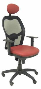 Office Chair with Headrest Jorquera malla P&C NSPGRAC Maroon