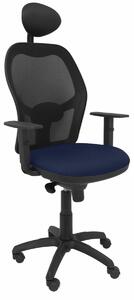 Office Chair with Headrest Jorquera P&C ALI200C Blue Navy Blue