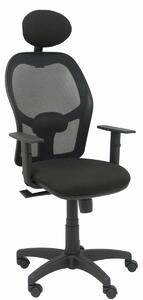 Office Chair with Headrest Alocén P&C B10CRNC Black