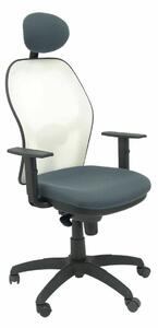 Office Chair with Headrest Jorquera P&C ALI600C Grey Dark grey