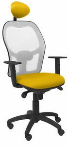 Office Chair with Headrest Jorquera P&C ALI100C Yellow