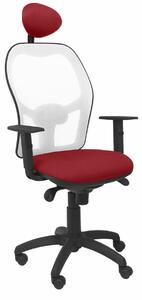 Office Chair with Headrest Jorquera P&C ALI933C Red Maroon