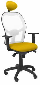 Office Chair with Headrest Jorquera P&C ALI100C Yellow