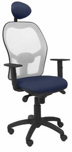 Office Chair with Headrest Jorquera P&C ALI200C Blue Navy Blue