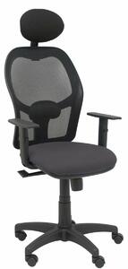 Office Chair with Headrest P&C B10CRNC Dark grey