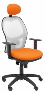 Office Chair with Headrest Jorquera P&C ALI308C Orange