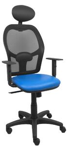 Office Chair with Headrest P&C B10CRNC Blue