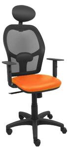 Office Chair with Headrest P&C B10CRNC Orange